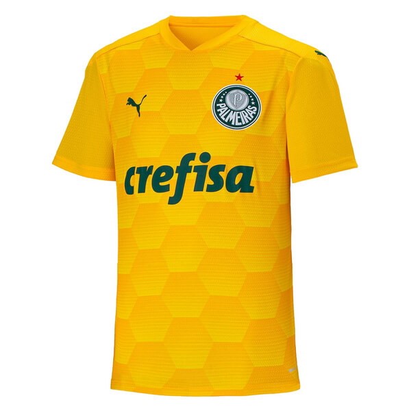 Tailandia Camiseta Palmeiras Replica Primera Ropa Portero 2020/21 Amarillo